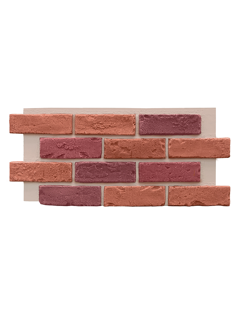 Multi Color Brick Half Panel