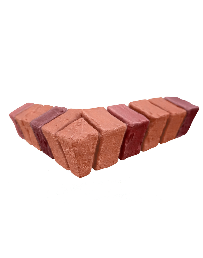 Multi Color Brick Outside Corner Ledger