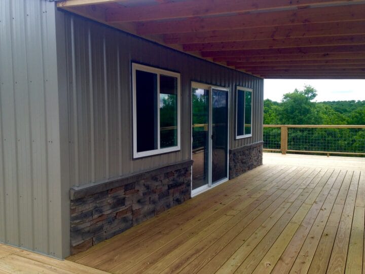 An exterior walls project using Kenai Stacked Stone panels.