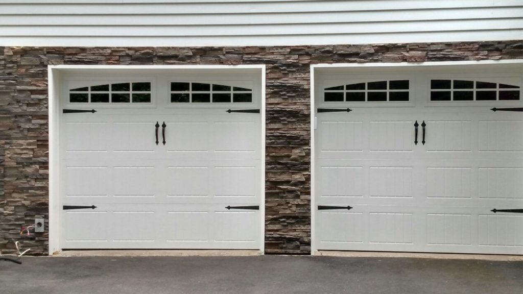 Faux Wall Panels on Garage