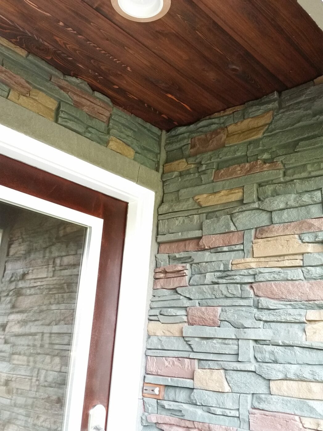 Exterior designs using Keystone Stacked Stone panels.