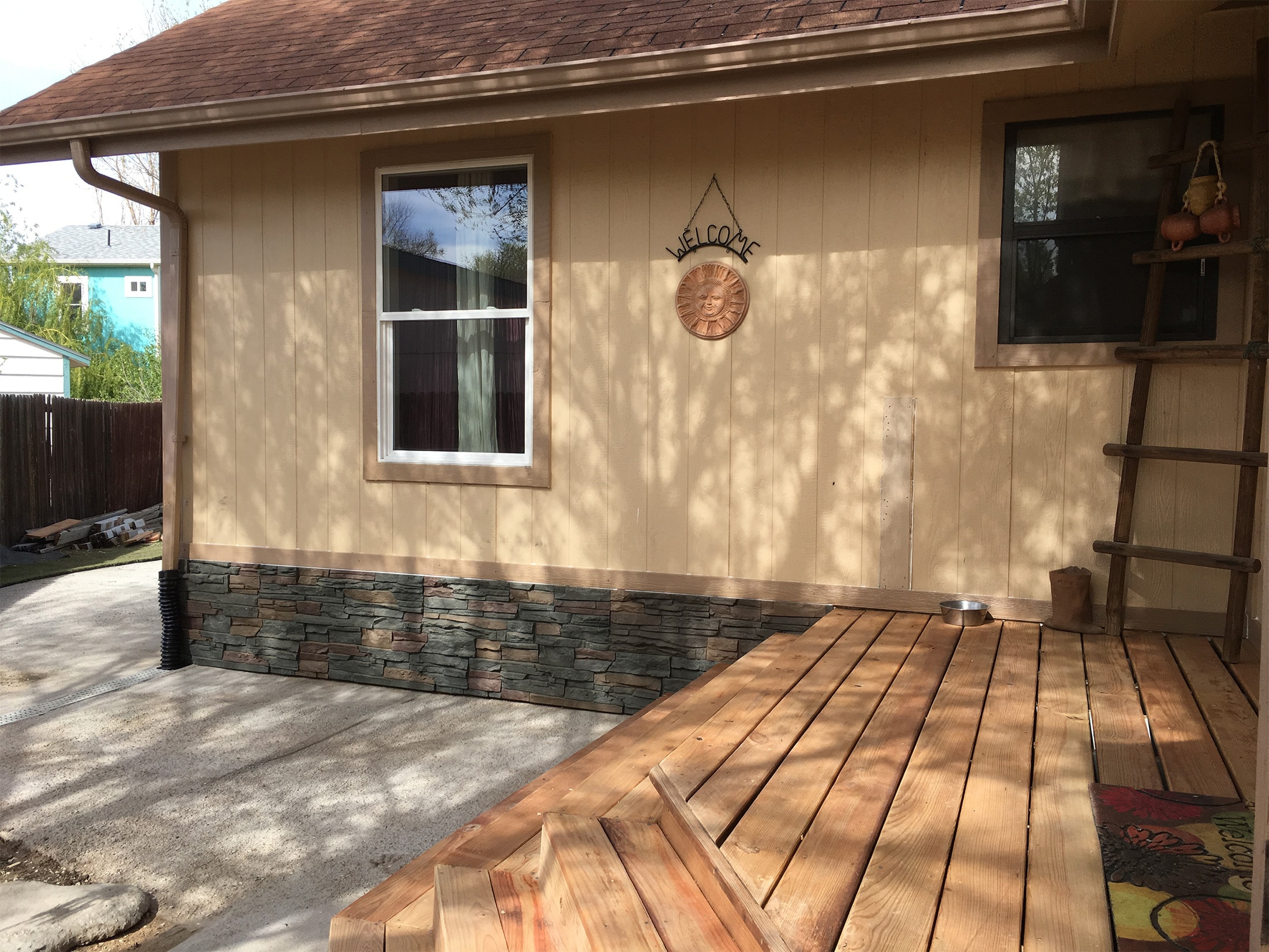Decorative, Insulated Faux Foundation Panels by Michael