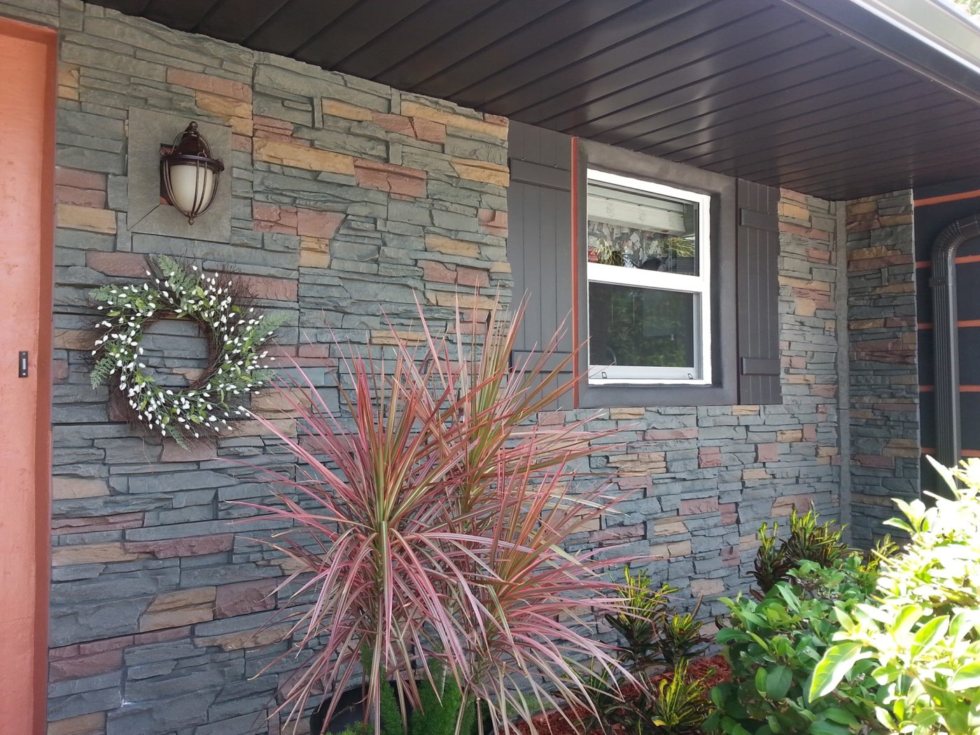 Check out these exterior home improvement ideas that were completed using our Keystone Stacked Stone panels.