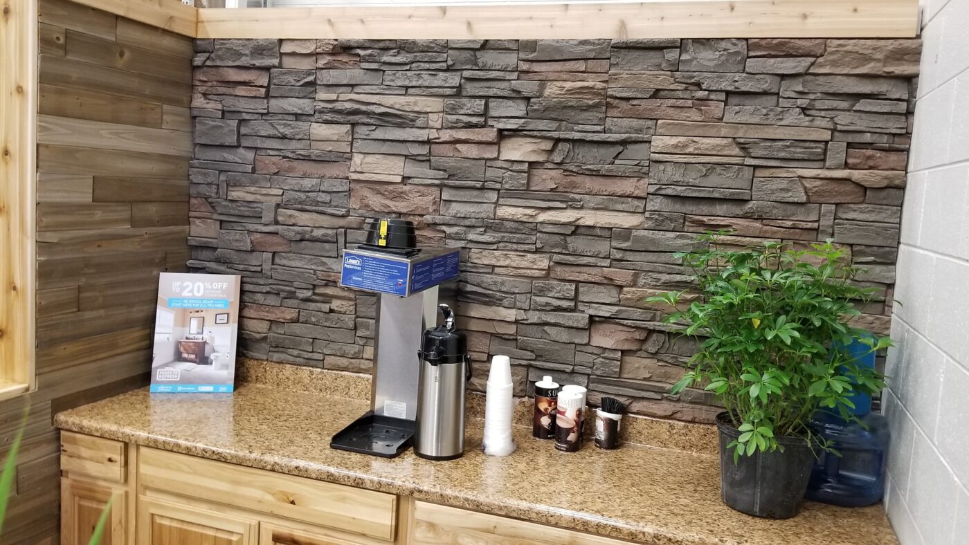 Stacked Stone Backsplash Lowes