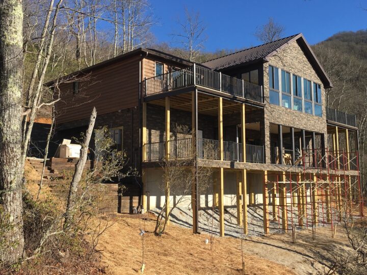 Textured Panels on Tim’s Home