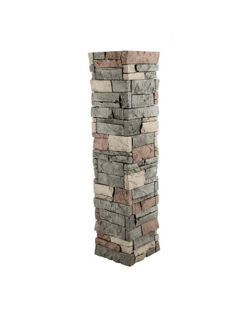 Stratford Stacked Stone Pillar