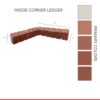 2022 Classic Brick System - Inside Corner Ledger