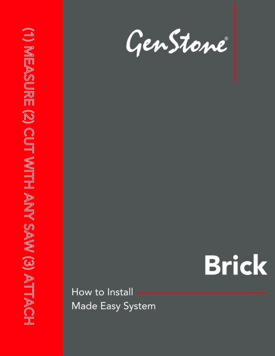 GenStone Brick Install Guide Download