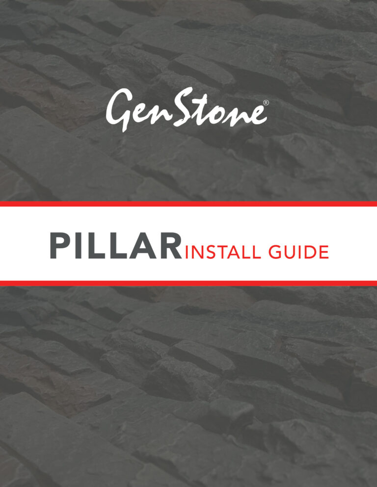 GenStone Pillar Panel Install Guide