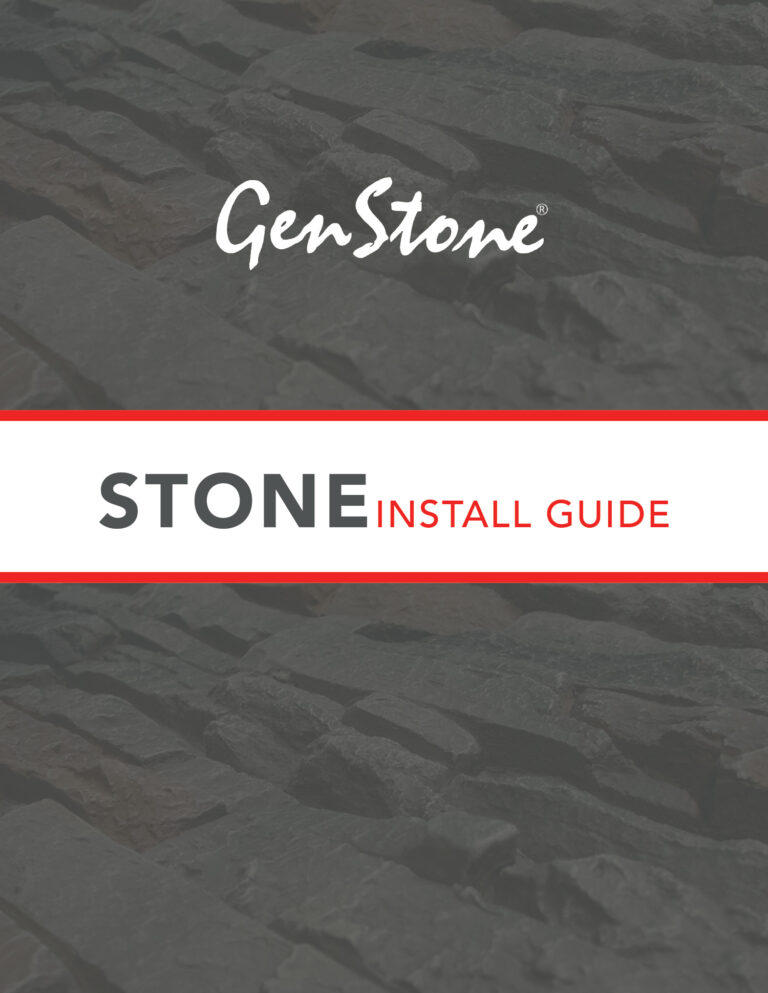 GenStone Stone Install Guide