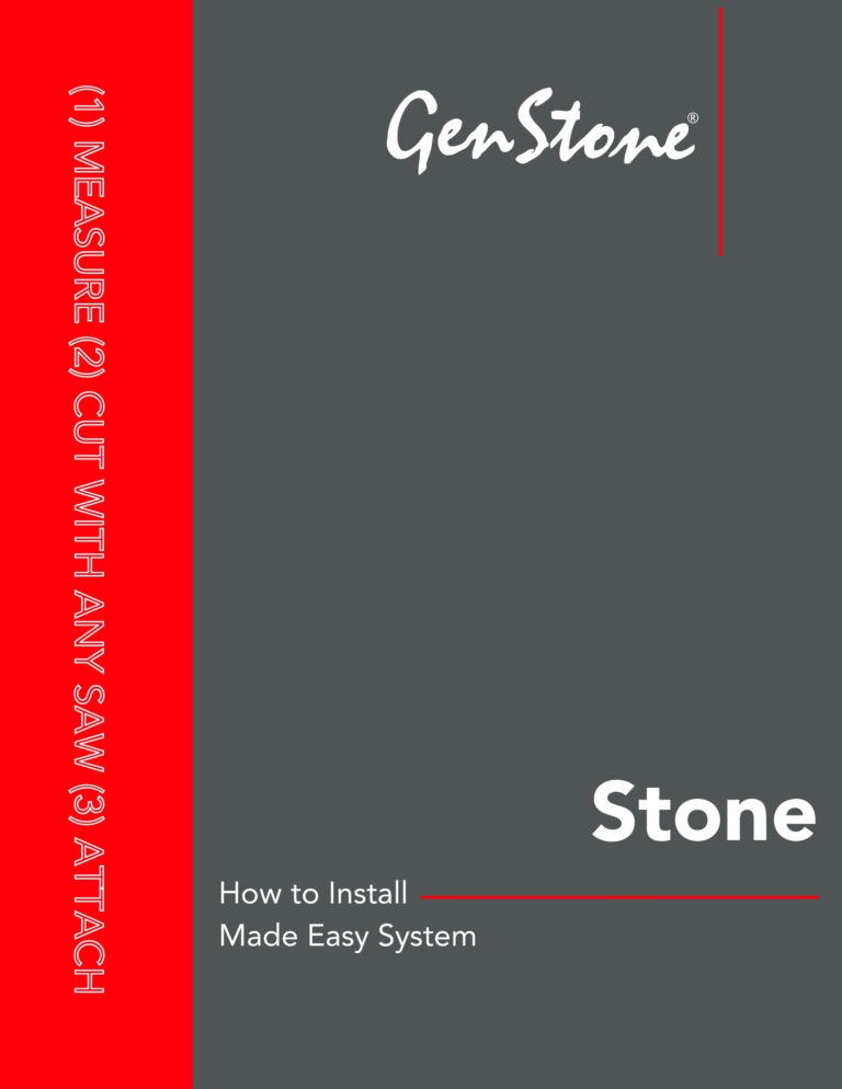 GenStone Stone Install Guide Download