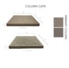2022 Kenai Stacked Stone System - Column Caps