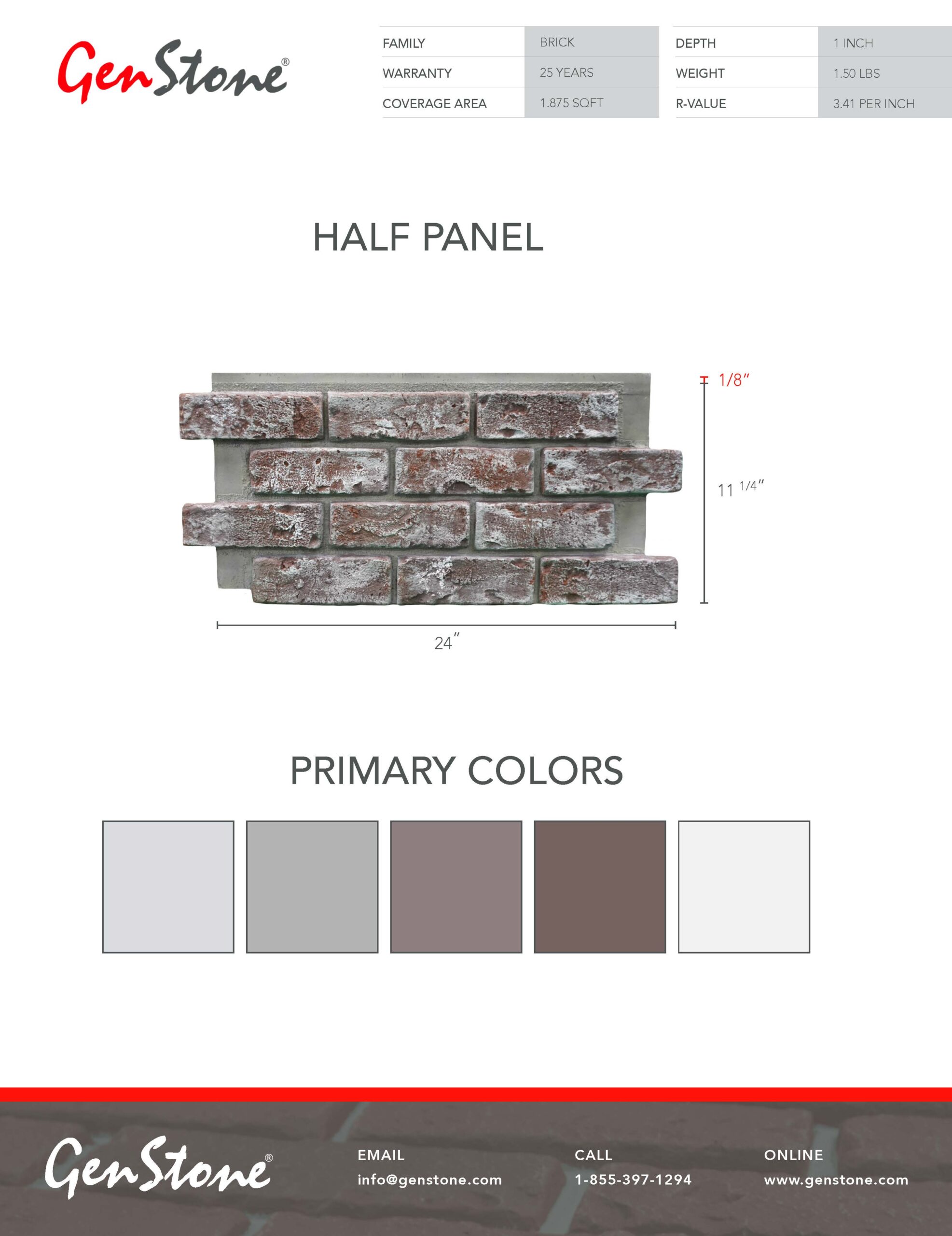2022 Chicago Brick System - Half Panel