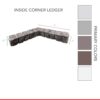 2022 Chicago Brick System - Inside Corner Ledger