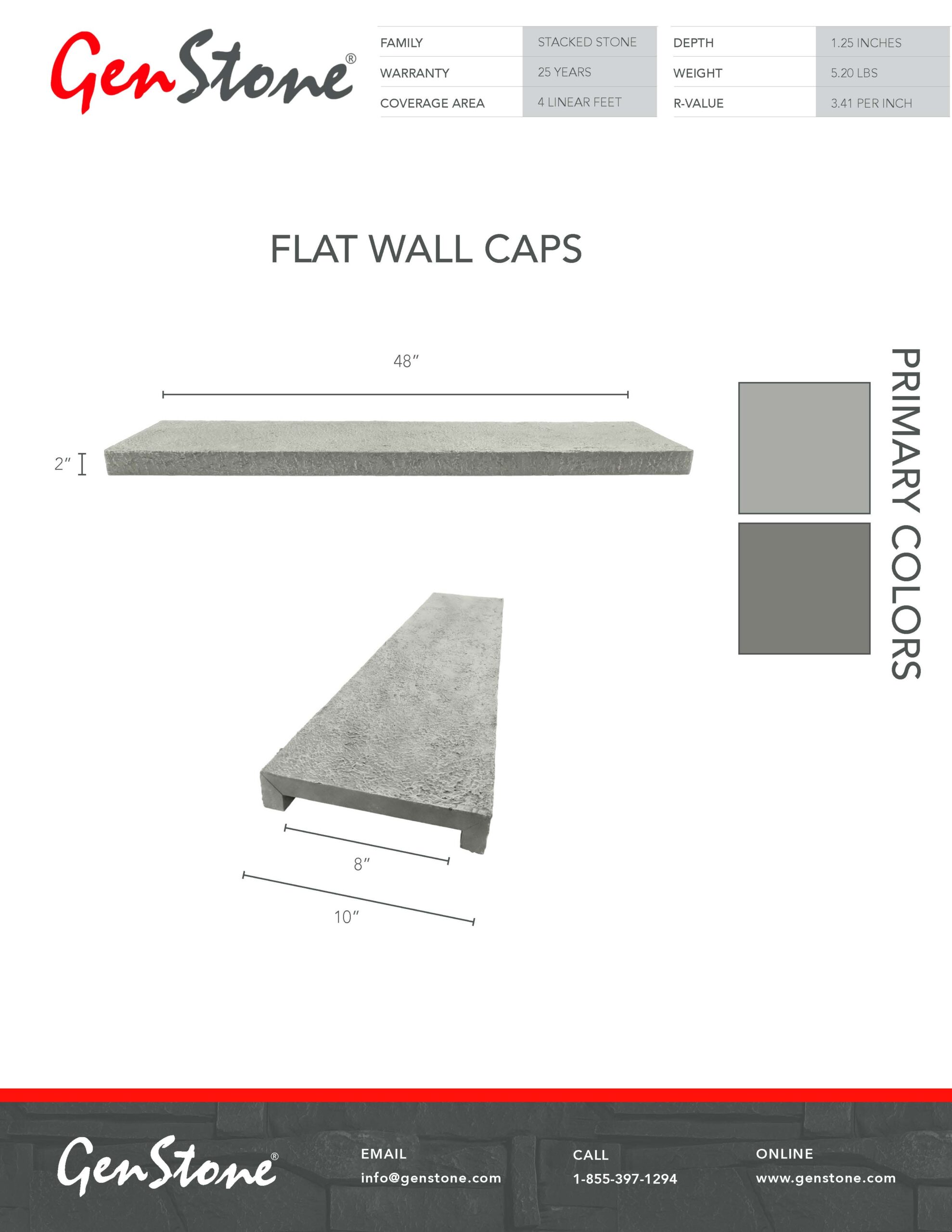 Northern Slate Wall Cap | GenStone