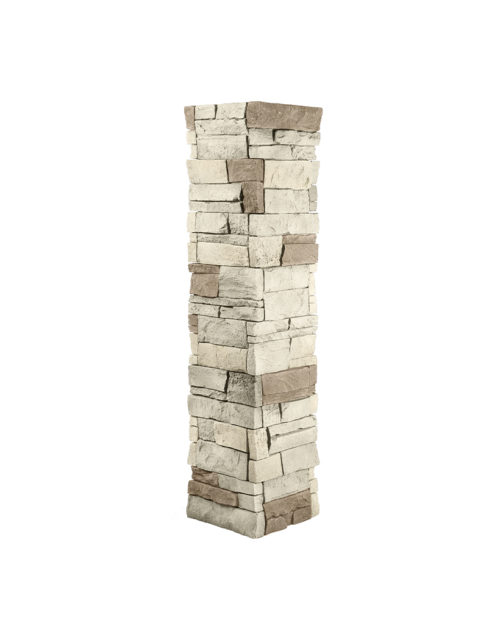 Vanilla Bean Stacked Stone Pillar