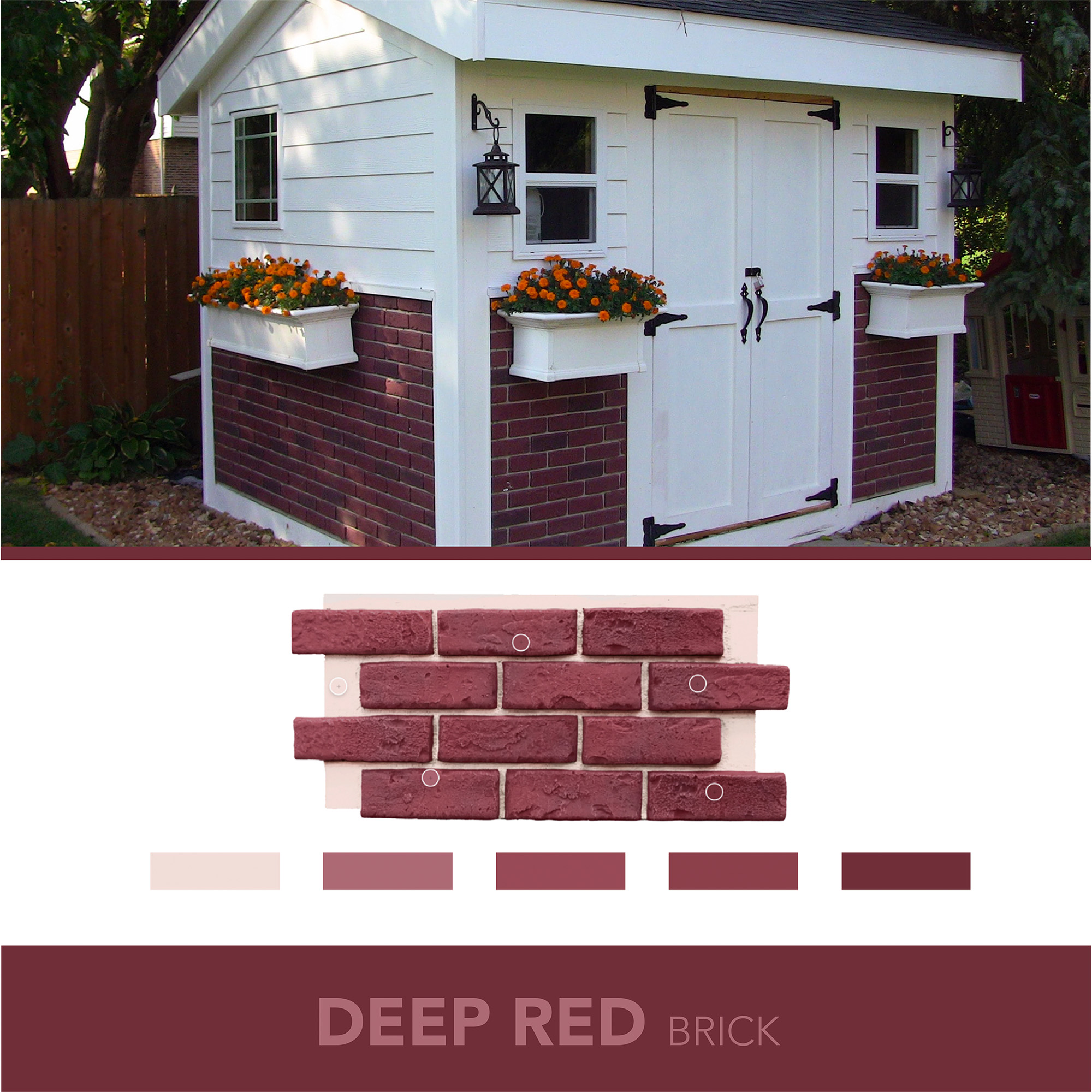 Discover GenStone Deep Red Brick
