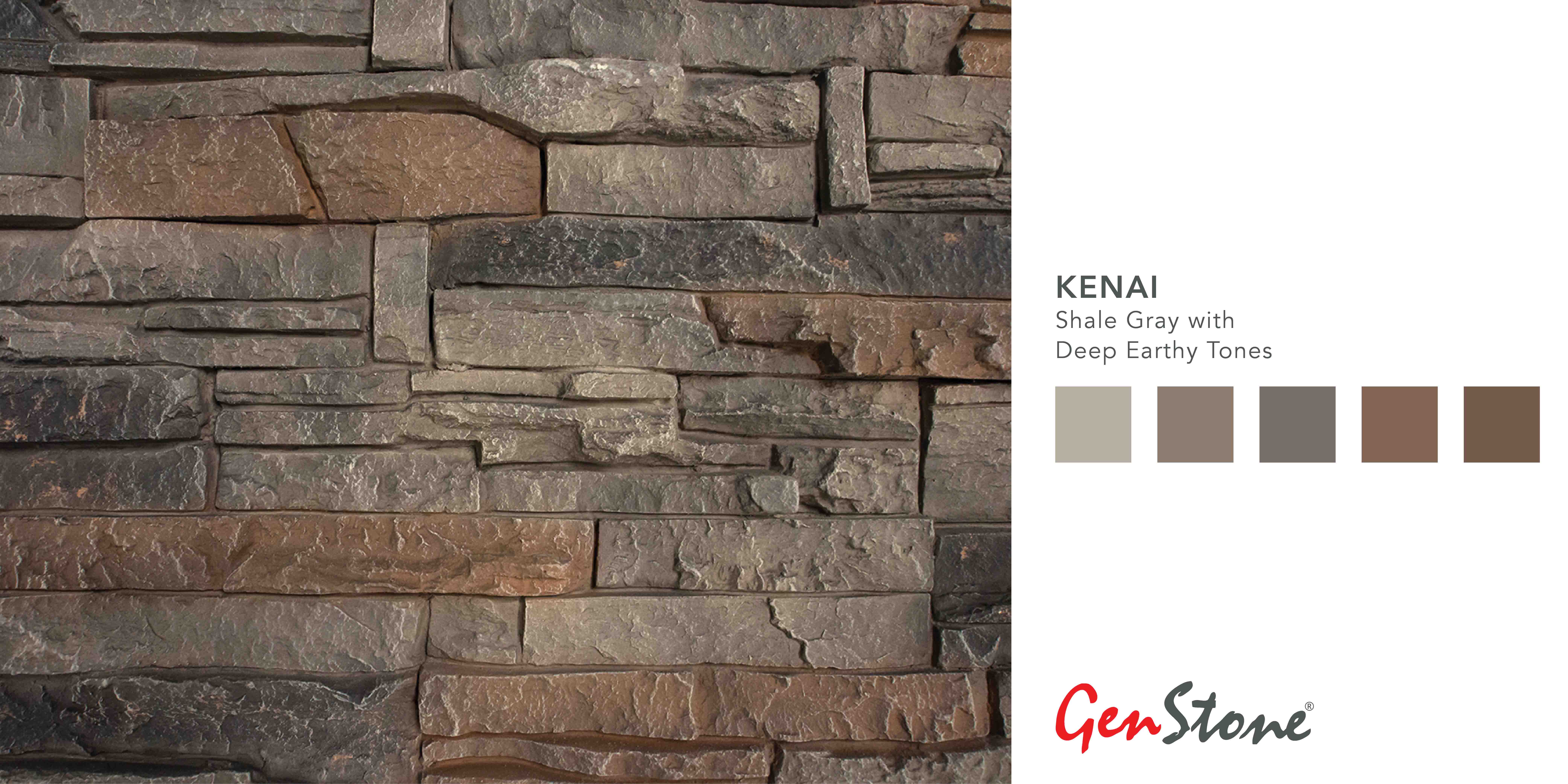 GenStone Kenai Stacked Stone Color Profile
