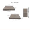 2022 Kenai Stacked Stone System - Pillar Caps