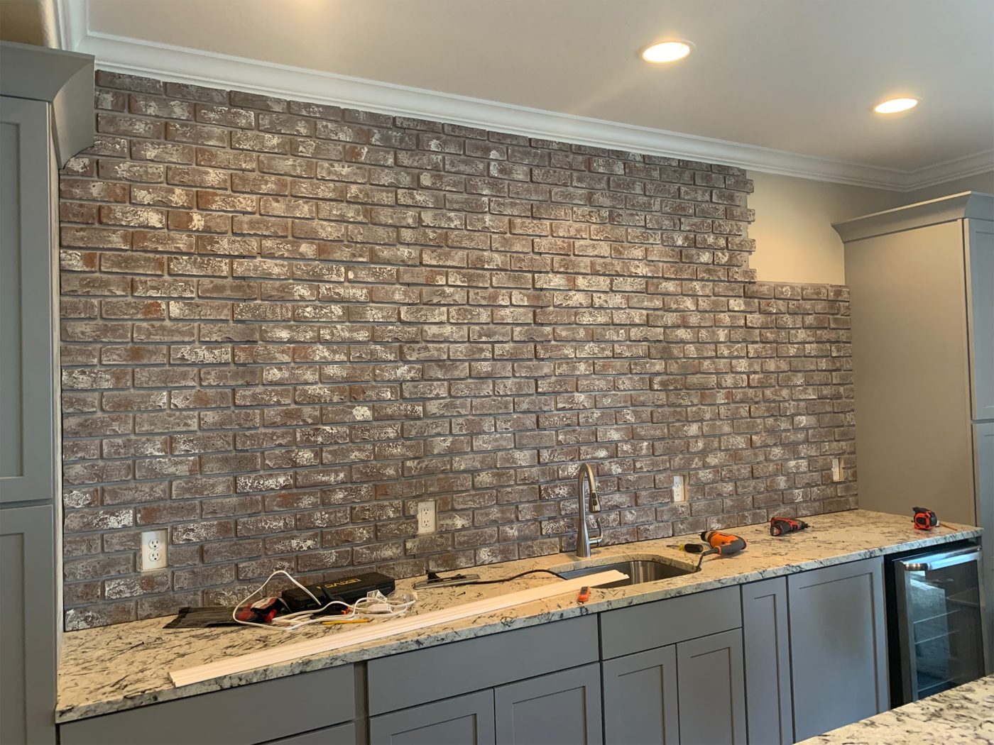 Faux Brick Paneling  Ceiling & Wall Decor