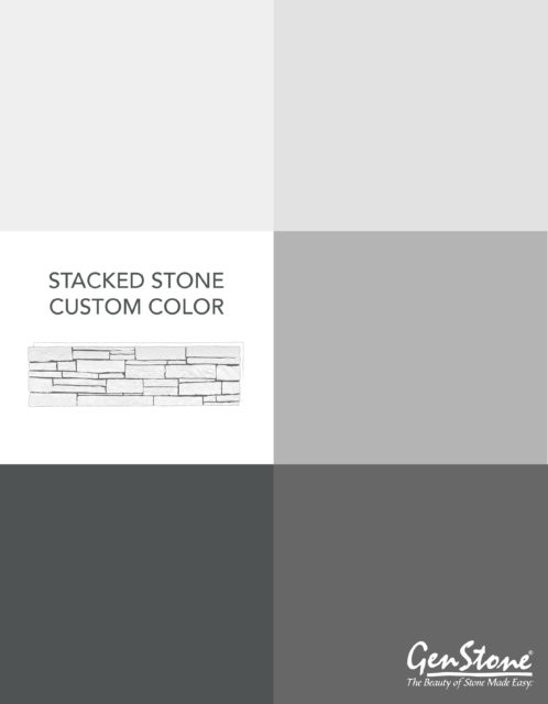 GenStone Stacked Stone Custom Color