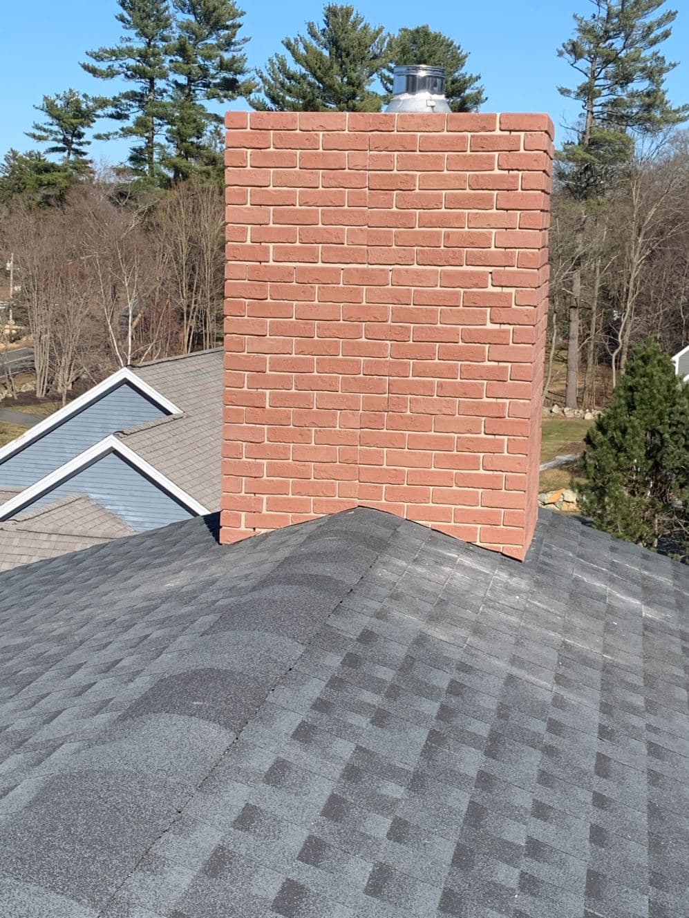 DIY brick chimney