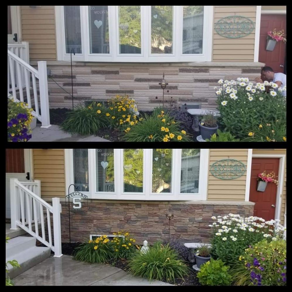 remodel with stone home siding