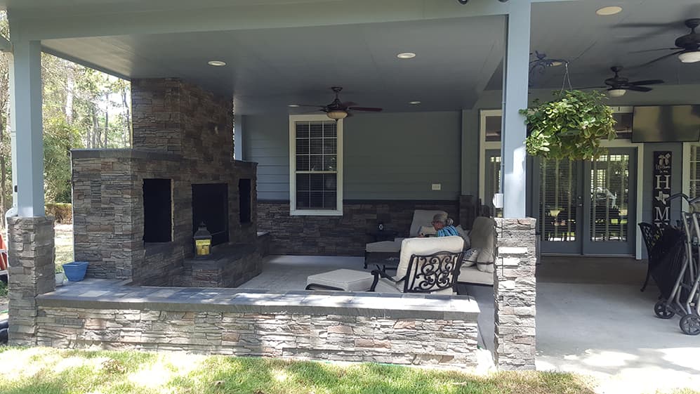 patio fireplace, DIY outdoor fireplace