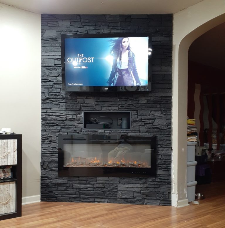 fireplace entertainment center