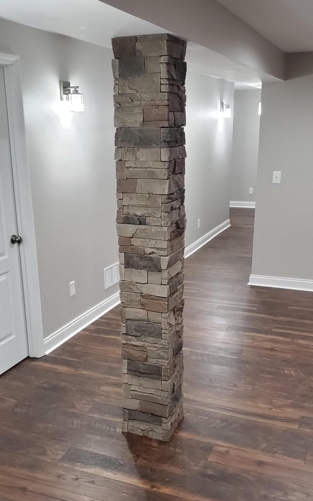 Aaron's Faux Stone Pole Wrap DIY Project - GenStone