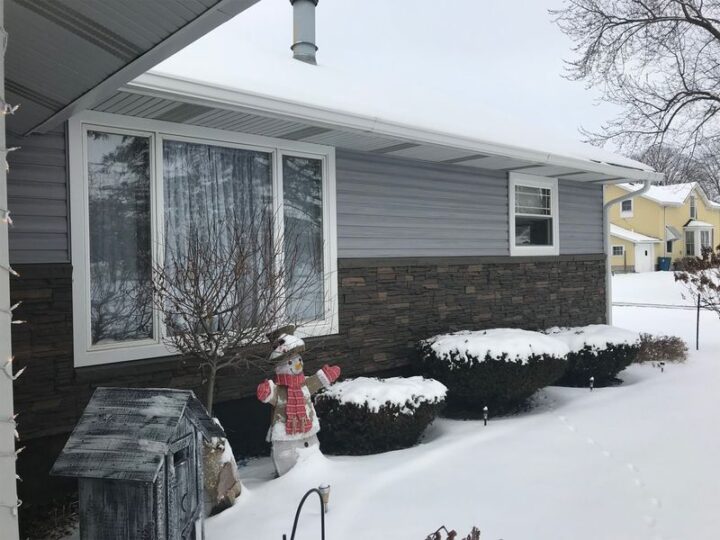 Stratford Stacked Stone Stone Veneer Around Windows Wainscoting