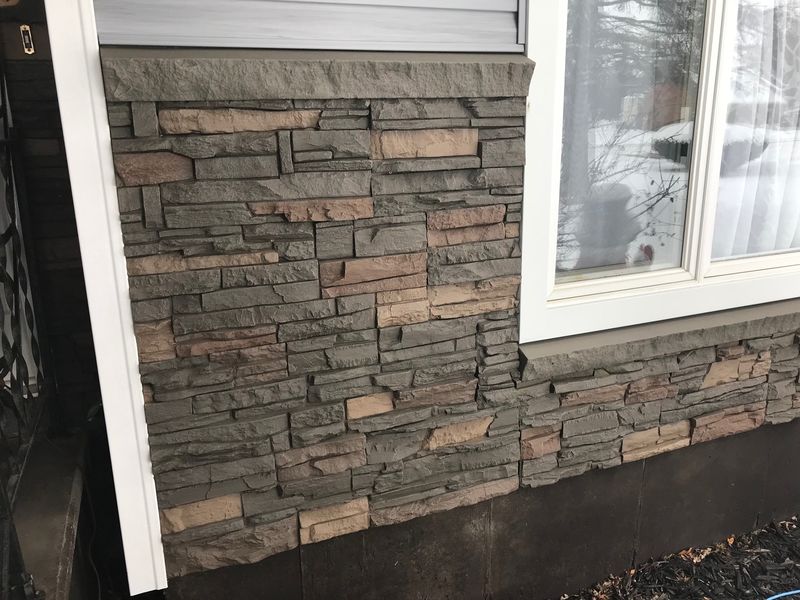 Stone Veneer Around Windows Wainscoting DIY Project | GenStone