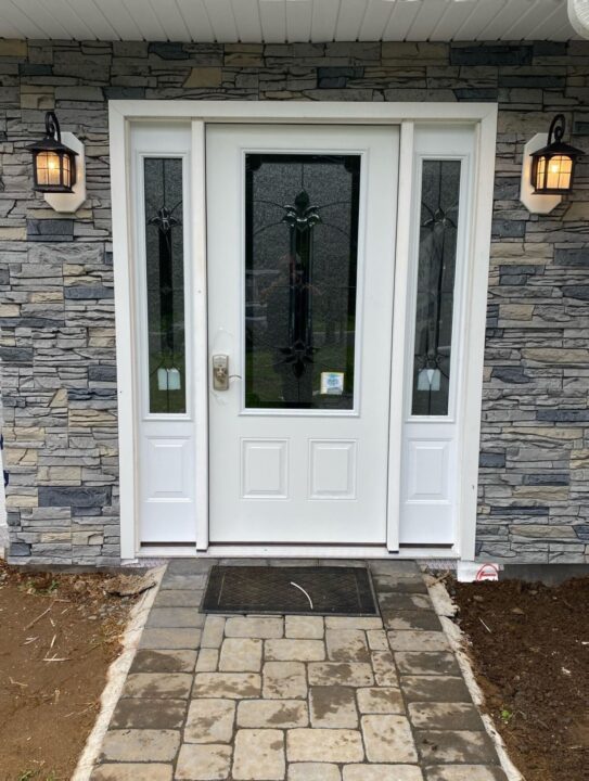 Northern Slate front door remodel