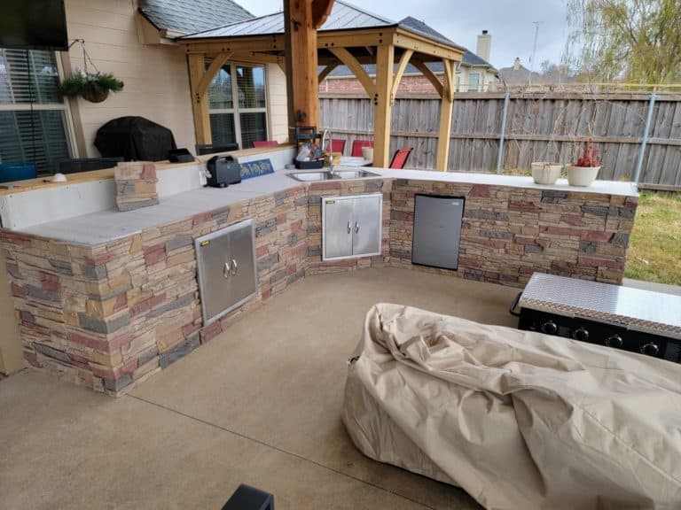 Desert Sunrise DIY outdoor kitchen design