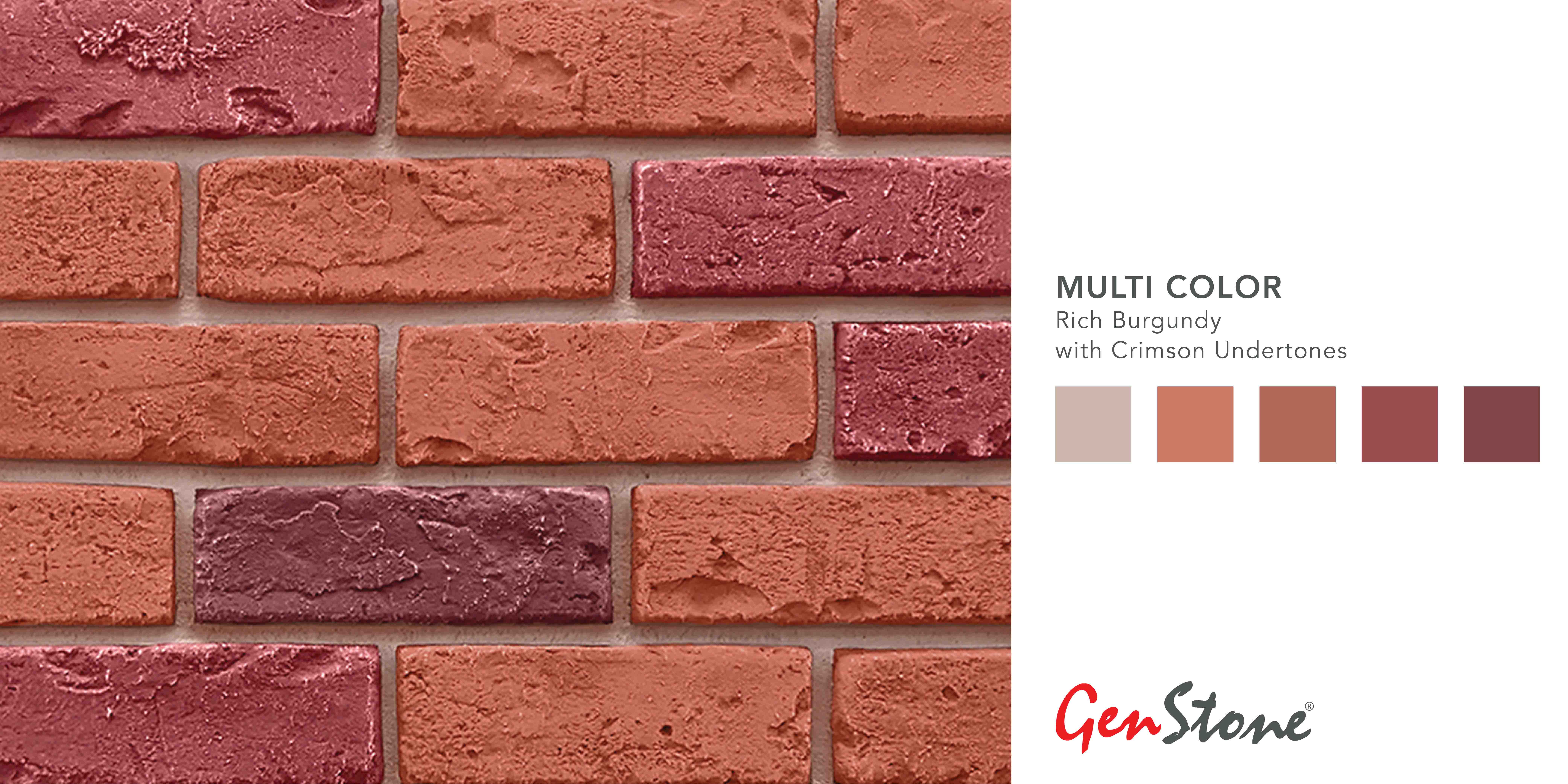 GenStone Multi Color Brick Profile