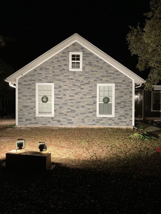 Northern Slate faux stone exterior siding