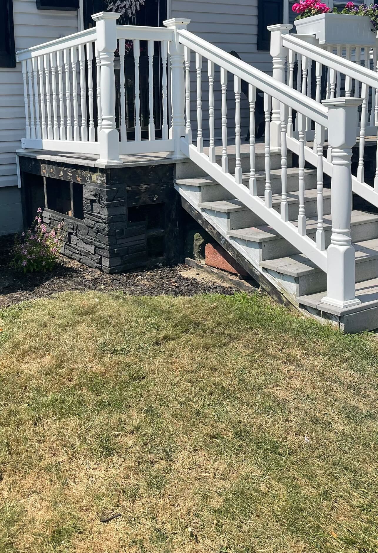 DIY Porch Skirting