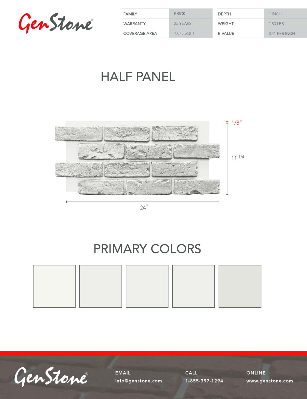White Half Panel
