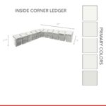 2022 White Brick System - Inside Corner Ledger