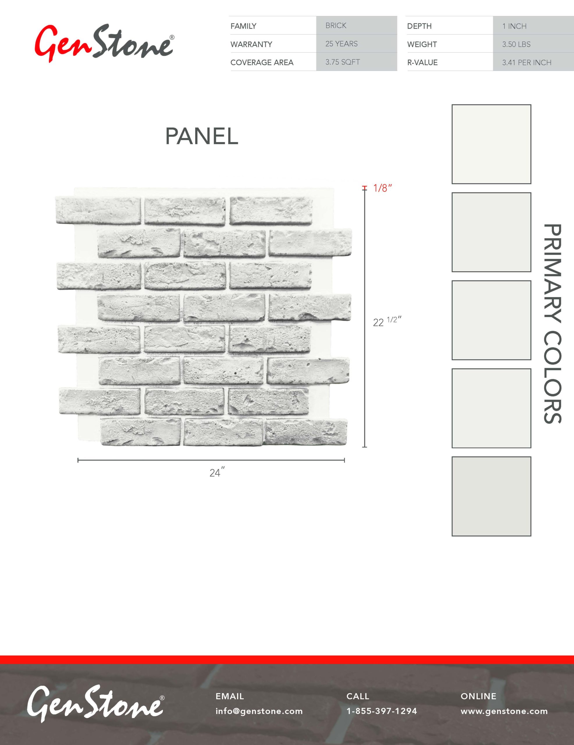 2022 White Brick System - Panel