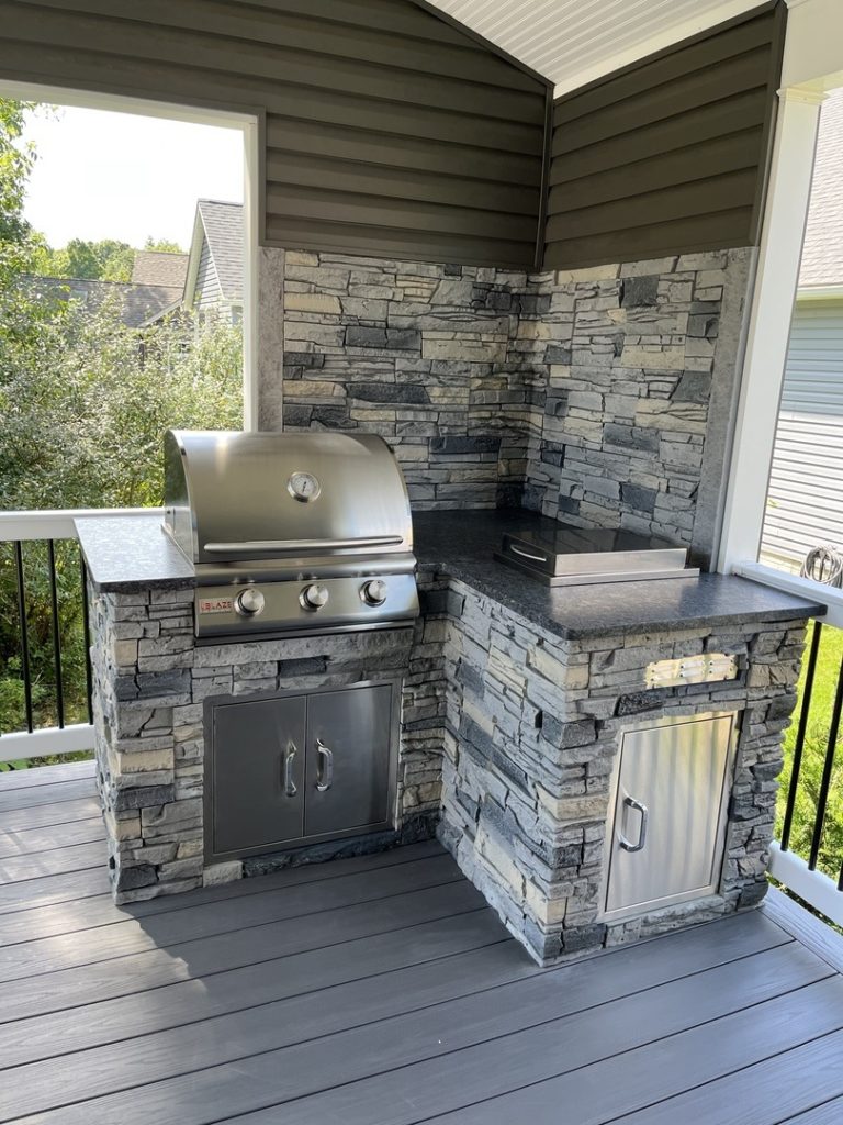 Northern Slate Faux Stone DIY Grill