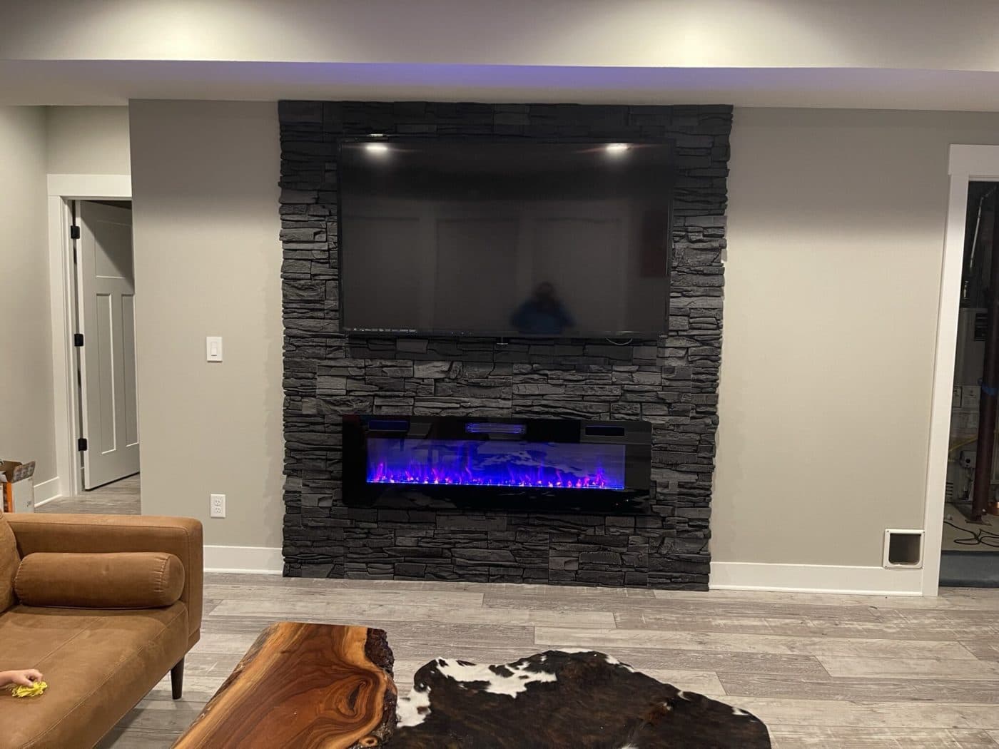 Electric Fireplace & TV Surround