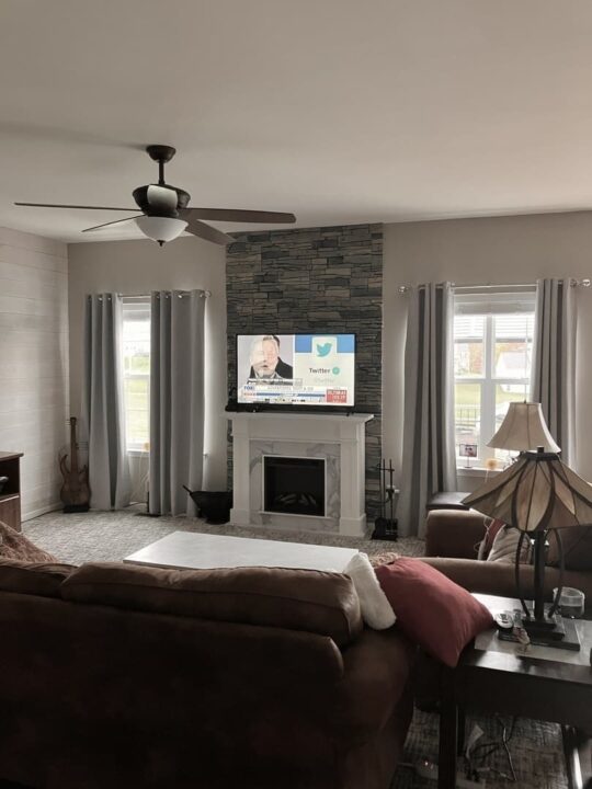 Northern Slate DIY Faux Stone Fireplace Surround