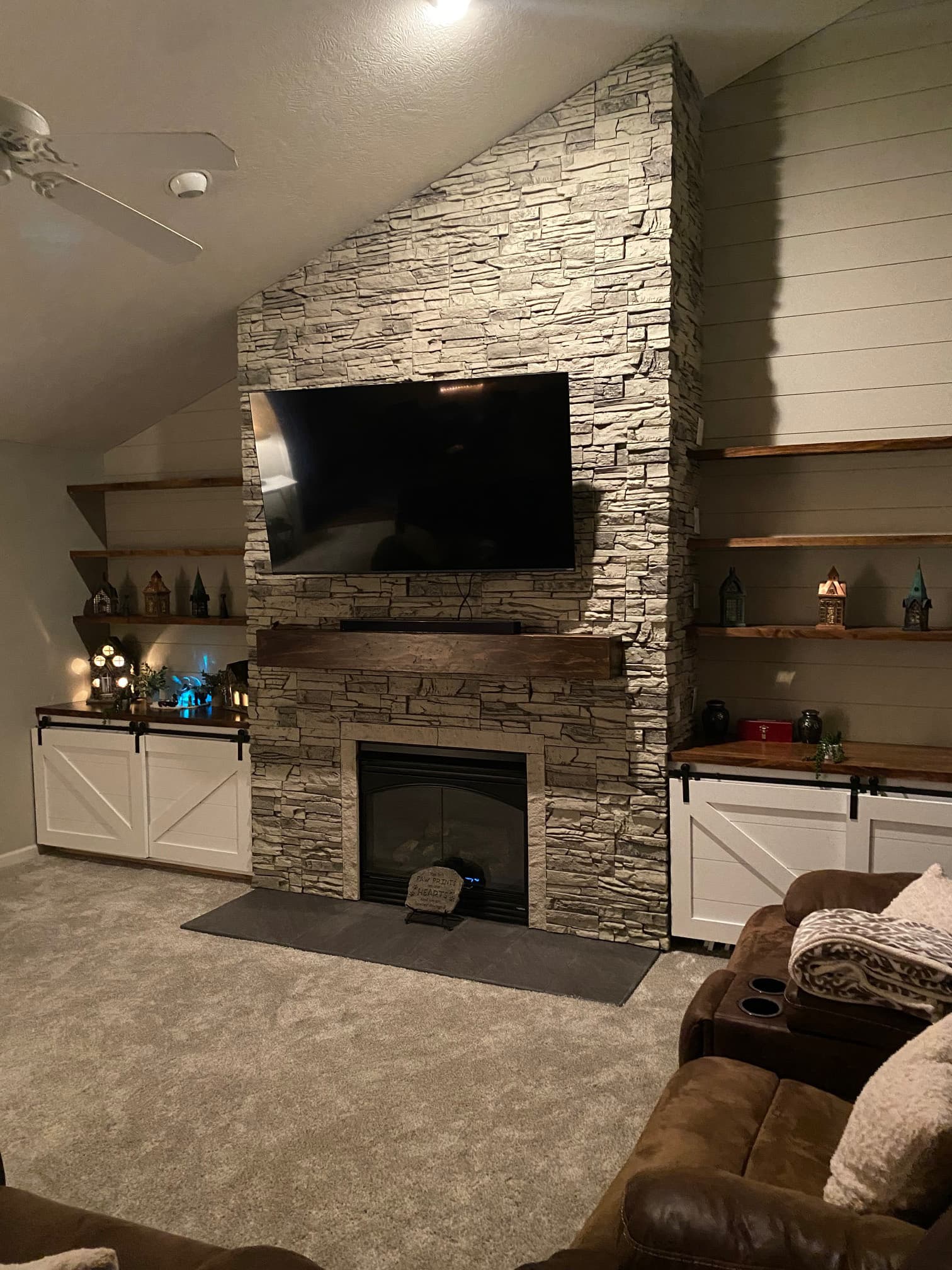 DIY Fireplace Surround by Brent