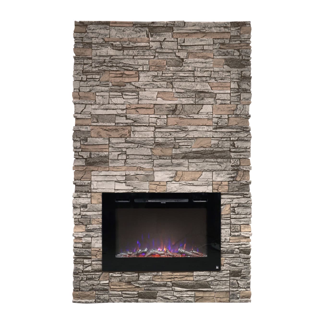 Shaffer Fireplace Kit - GenStone + Electric Fireplace | GenStone