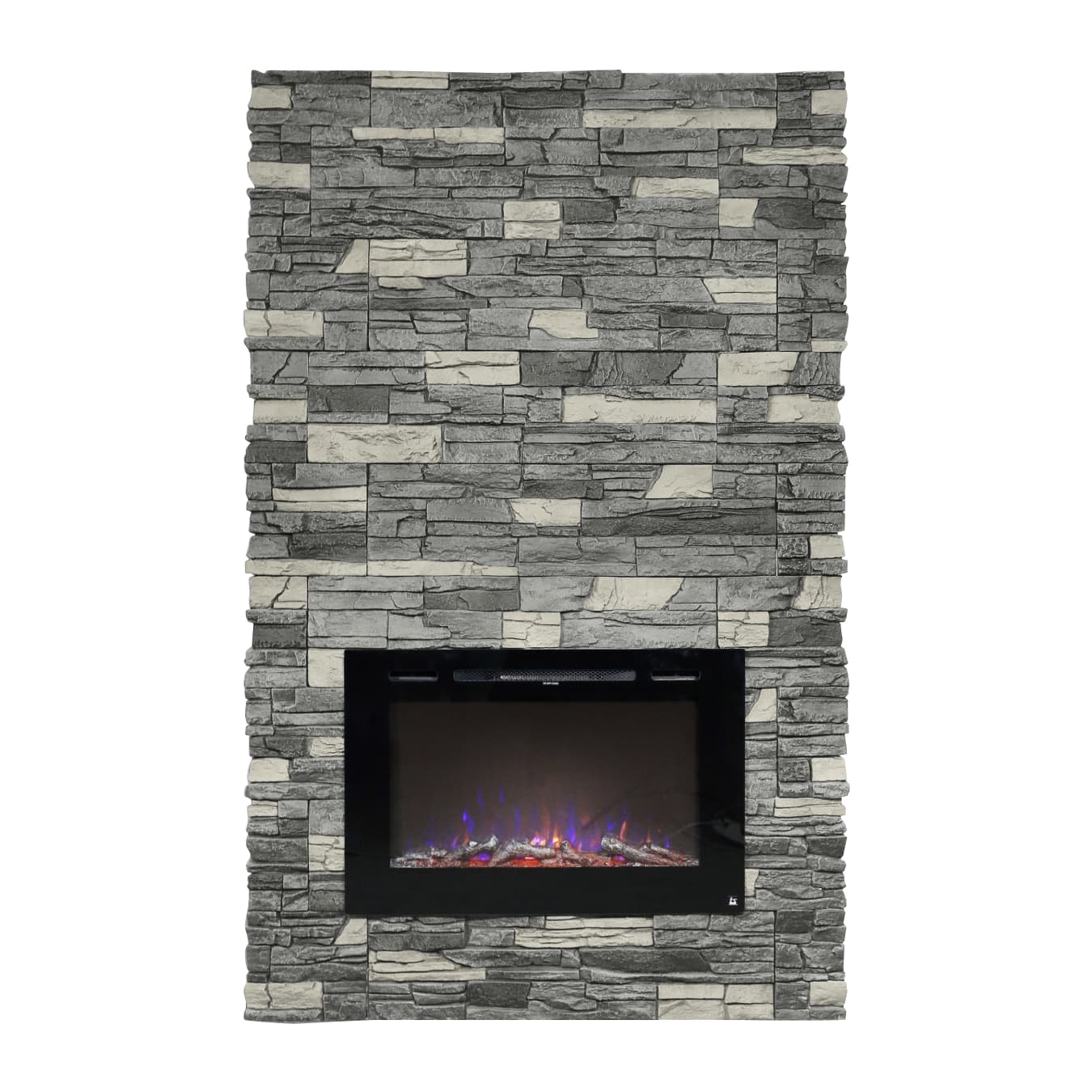 Shaffer Fireplace Kit - GenStone + Electric Fireplace | GenStone