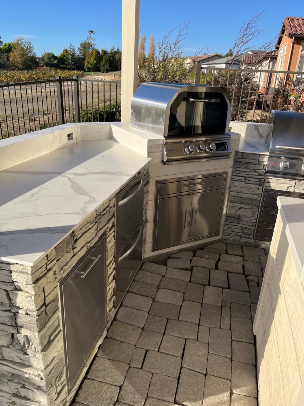 Scott's Small Outdoor Kichen Ideas inside