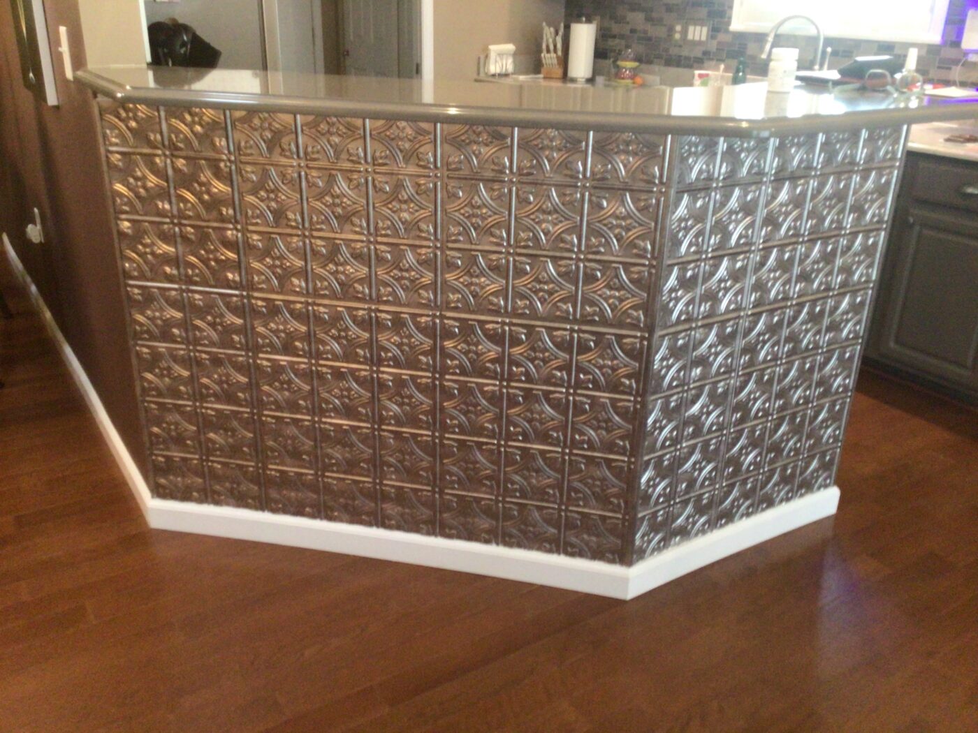 Steve's Stone Home Bar Before