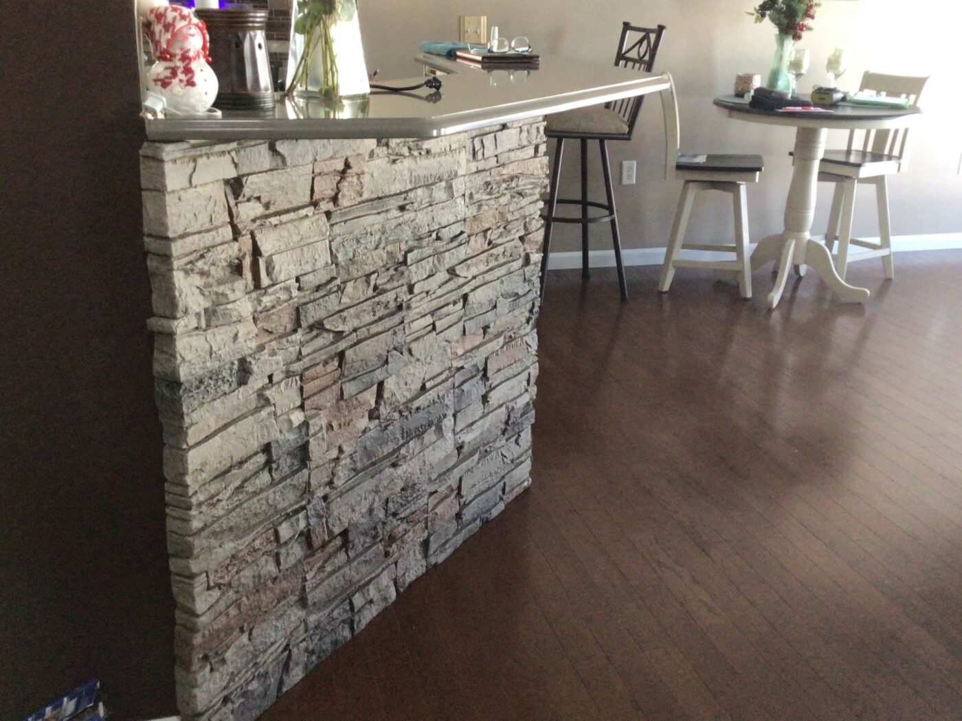 Steve's Stone Home Bar Left