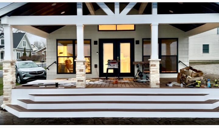 Keith’s Faux Stone Pillars